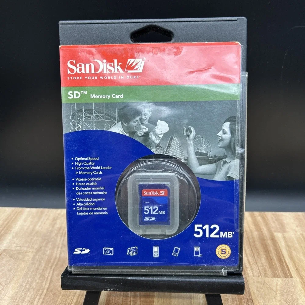 SanDisk 512mb Type M xD Memory Card For Early Fujifilm and Olympus Cameras NEW!